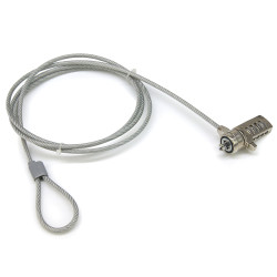 Antivol à Code pour Ordinateur et Ecrans Encoche Sécurité Cable 1.10m