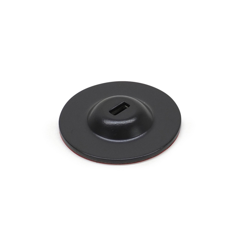 Slot d'ancrage  adhesif 3M Rond Diam 4 cm couleur noir