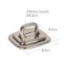 Anneaux Ancrage Antivol fixation vis et adhesif 3M