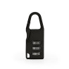 Petit cadenas à 3 codes couleur Noir