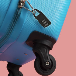 Petit cadenas à 3 codes couleur Noir
