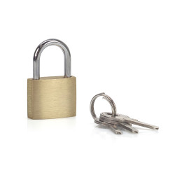 Petits petit Cadenas 3 clés 20mm couleur cuivre