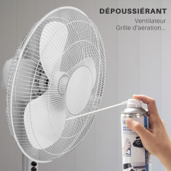 Gaz dépoussiérant Super puissant 5 Bar avec prolongateur 400ml net 