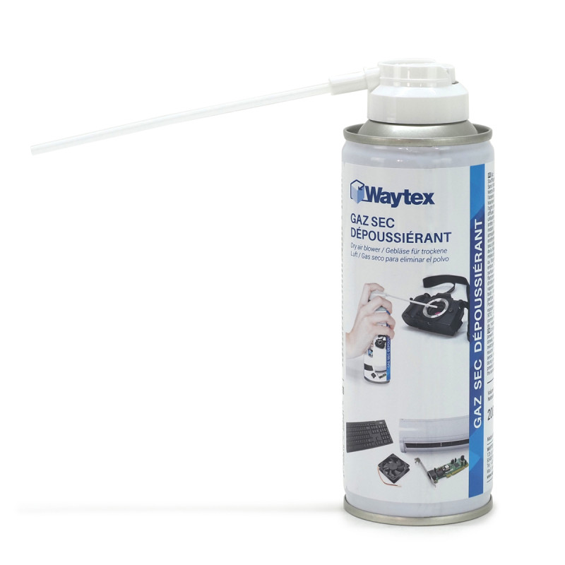 Gaz dépoussiérant Super puissant 5 Bar avec prolongateur 200ml net 