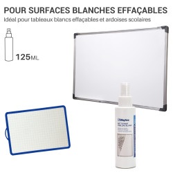 Spray 125 ml nettoyant encre effacable pour tableau blanc Waytex