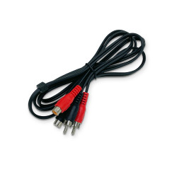Rallonge audio stéréo 2 x RCA M/F 1.50m
