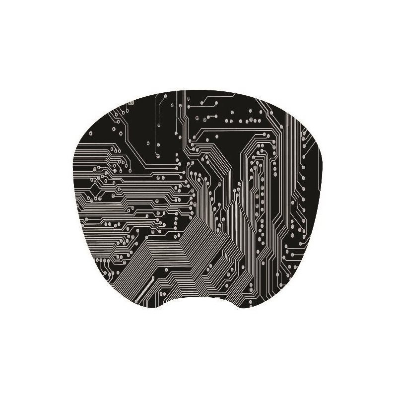 Tapis souris décor graphite extra fin surface rapide souris optique