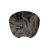 Tapis souris décor graphite extra fin surface rapide souris optique