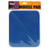 Tapis souris mousse tissu bleu emballage suspendu