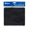 Tapis souris tissu Noir base caoutchouc 190x220x5mm emball. suspendu