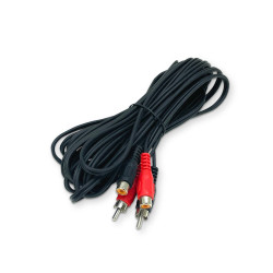 Rallonge audio stéréo 2 x RCA M/F 5.00 m