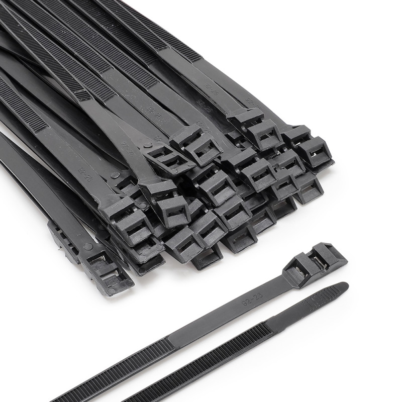 Serre-câbles 265x9mm noir Lot de 100