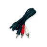 Cordon audio 1 Jack stéréo 3.5 vers 2 x RCA mâle 1.50m
