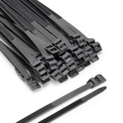 Serre-câbles 360x9mm noir Lot de 100