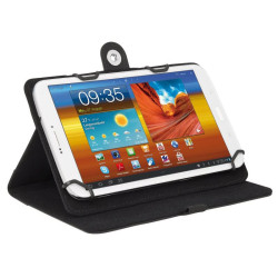 Etui  universel ensimili cuir pour tablette de 7.9  à 8.3  noir