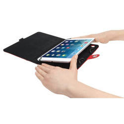 Etui universel en simili cuir pour tablette de 7.9  à 8.3  rouge