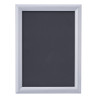 Cadre aluminium pour affichage avec angle amovible A5 (14,8x21cm)