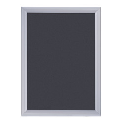 Cadre aluminium pour affichage avec angle amovible A4 (21x29,7cm)