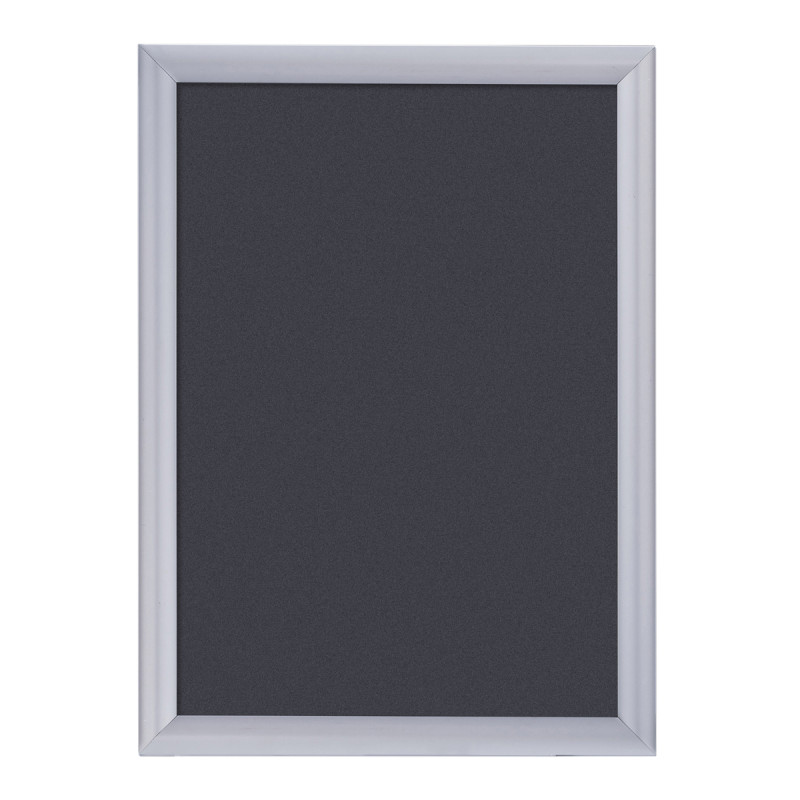 Cadre aluminium pour affichage avec angle amovible A4 (21x29,7cm)