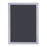 Cadre aluminium pour affichage avec angle amovible A4 (21x29,7cm)