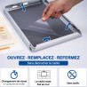 Cadre aluminium pour affichage avec angle amovible A4 (21x29,7cm)