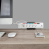 Support de fixation de multiprise sur table ou bureau