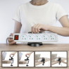 Support de fixation de multiprise sur table ou bureau