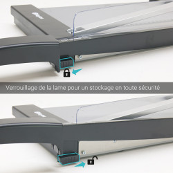 Massicot guillotine papier A4 10 feuil verrouillage pince de maintien