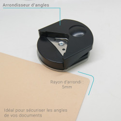 Set coupe papier rogneuse et arrondisseur d?angles