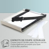 Cisaille massicot  A4 30 x 25cm pour 8 - 10 feuilles 