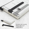 Cisaille massicot  A4 30 x 25cm pour 8 - 10 feuilles 