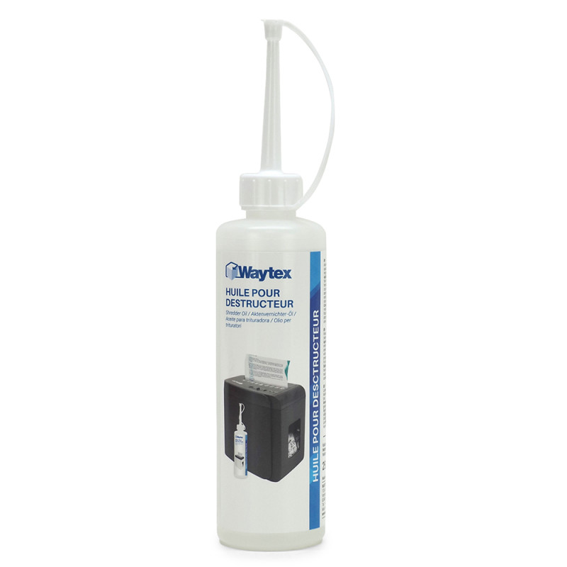 Huile Lubrifiante pour Destructeur de Documents Flacon 250ml