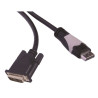 Cordon HDMI / DVI M/M connecteurs Or 2.00m
