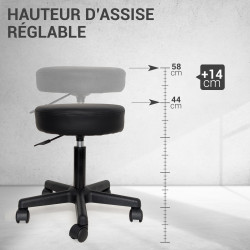 Tabouret à roulettes  TOLLA