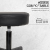 Tabouret à roulettes  TOLLA