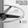 Siége Fauteuil de bureau Assis-Debout  SOKOR  Pieds fixes - Gris