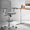 Siége Fauteuil de bureau Assis-Debout  SOKOR  Pieds fixes - Gris