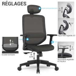 Fauteuil de Bureau  ZAMBAR