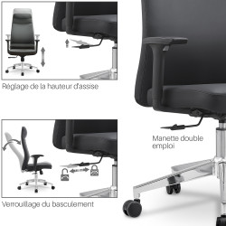Fauteuil de Bureau  CARLAC