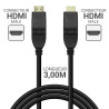 Cordon HDMI HighSpeed with Ethernet 1.4 A/A connect Or articulé 3.00m