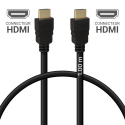 Cordon HDMI Premium High Speed with Ethernet 2.0 A/A 4K C. Or 1.00m