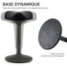 Tabouret de bureau dynamique  DORIN  noir