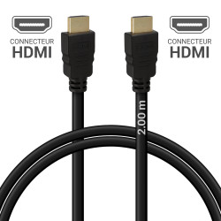 Cordon HDMI Premium High Speed with Ethernet 2.0 A/A 4K C. Or 2.00m