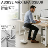 Tabouret de bureau dynamique  DORIN  blanc