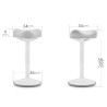 Tabouret de bureau dynamique  DORIN  blanc