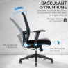 Fauteuil de Bureau  KIROS  Sans Appui tete