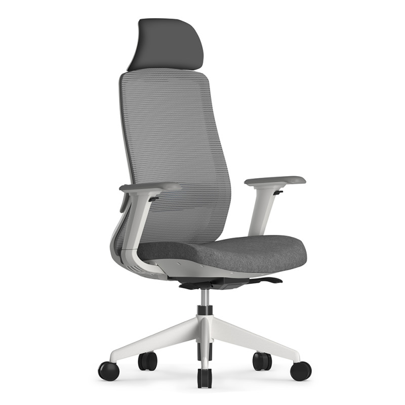 Fauteuil de bureau   KIRANA  Gris clair