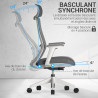 Fauteuil de bureau   KIRANA  Gris clair