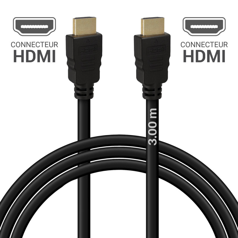 Cordon HDMI Premium High Speed with Ethernet 2.0 A/A 4K C. Or 3.00m