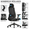 Fauteuil de bureau   GAMONT  Noir